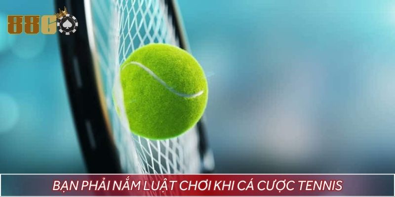 Bạn phải nắm luật chơi khi cá cược tennis