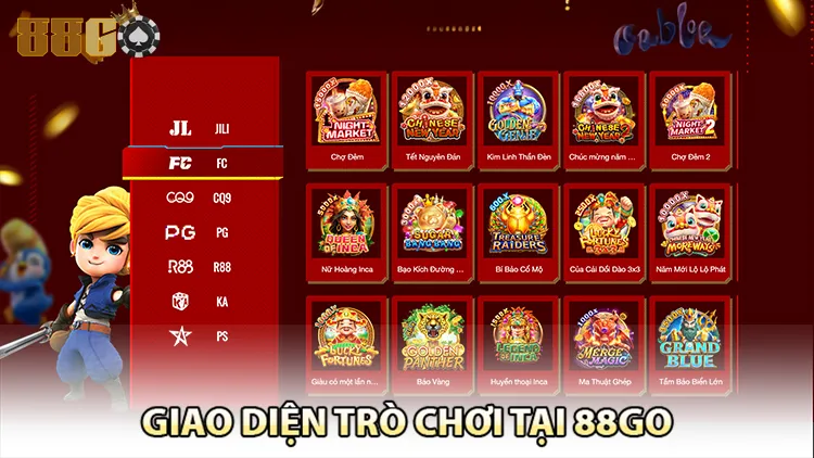 Giao diện game 88Go